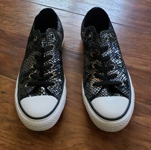 Converse Snakeskin Chuck Taylors - NWOT